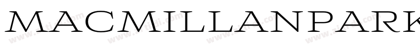 MACMILLANPARKfont Re字体转换